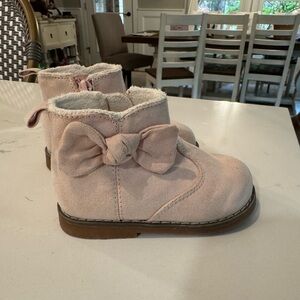H&M Light Pink Kids Boots with Bow
